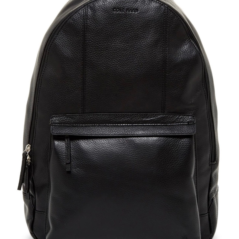 Cole Haan leather pebbled unisex backpack